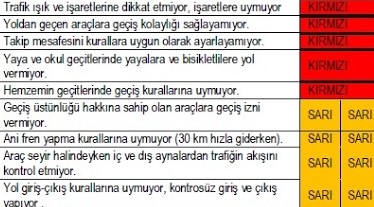 Direksiyon Sınavı Değerlendirme Formu 4