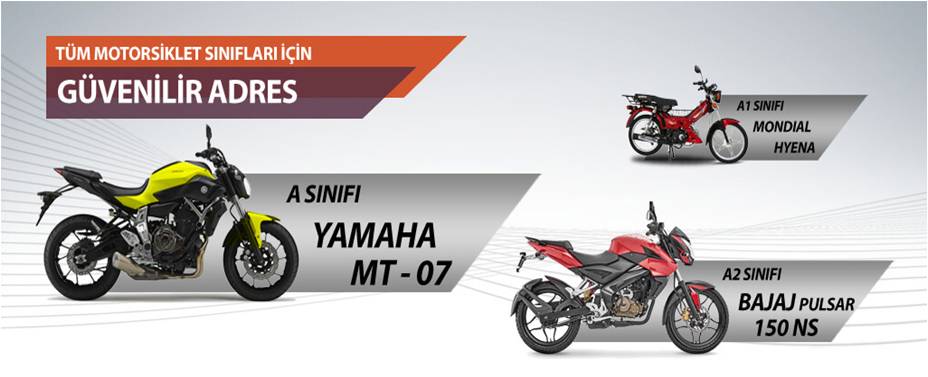 A sınıfı Motosiklet Ehliyeti